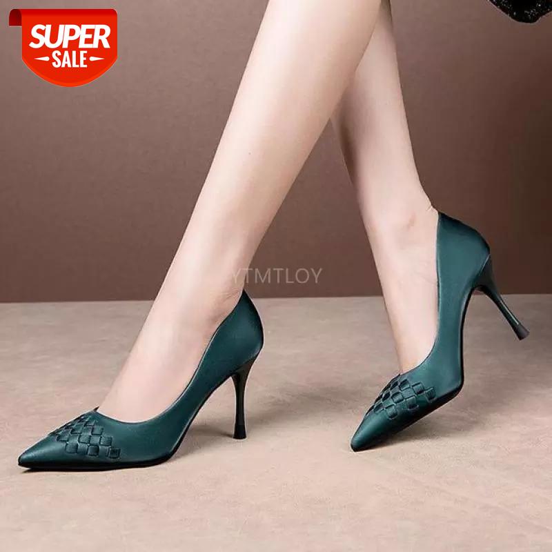 Sexy Silk Weave Women Pumps Green Pointed Toe High Heels Single Shoes Elegant Lady Party Dress Zapato Mujer Sapatos Feminino #zd2W, Black
Sexy Silk Weave Women Pumps Green Pointed Toe High Heels Single Shoes Elegant Lady Party Dress Zapato Mujer Sapatos Feminino #zd2W, Black