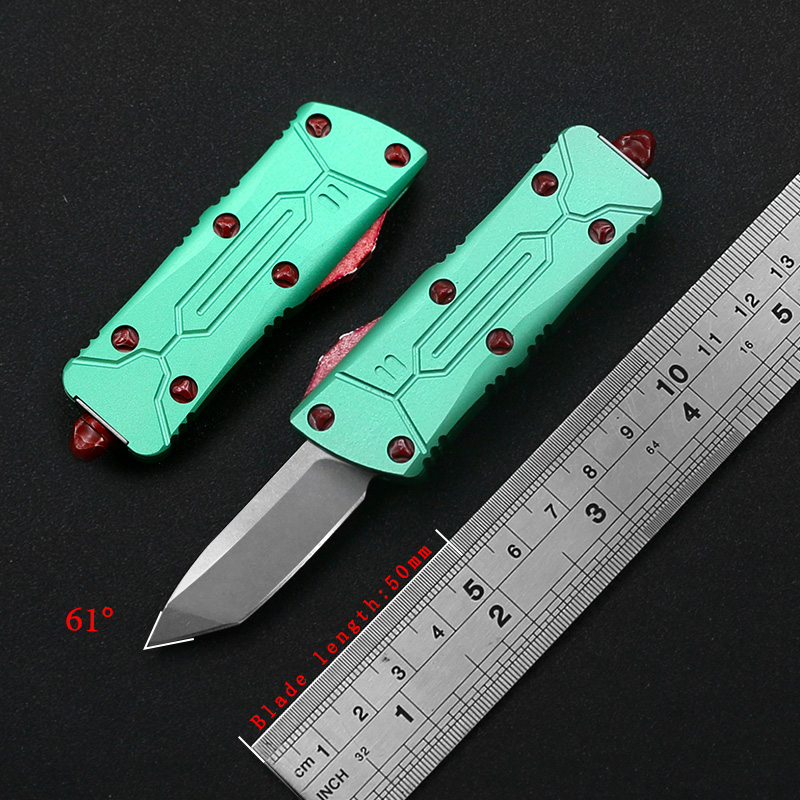 4 models Mini Hunting Double Action automatic Knife Aviation Aluminum Handle D2 Steel Outdoor EDC Portable Tool Kitchen dinner cutter
4 models Mini Hunting Double Action automatic Knife Aviation Aluminum Handle D2 Steel Outdoor EDC Portable Tool Kitchen dinner cutter