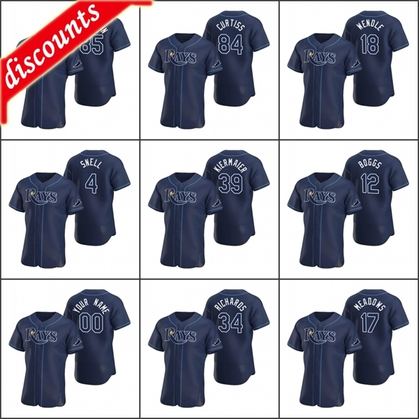 Tampa\rBay\rRays Men #12 Wade Boggs 85 Sean Gilmartin 18 Joey Wendle Custom Women Youth Navy Authentic 2020 Alternate Jersey, Blue;black
Tampa\rBay\rRays Men #12 Wade Boggs 85 Sean Gilmartin 18 Joey Wendle Custom Women Youth Navy Authentic 2020 Alternate Jersey, Blue;black