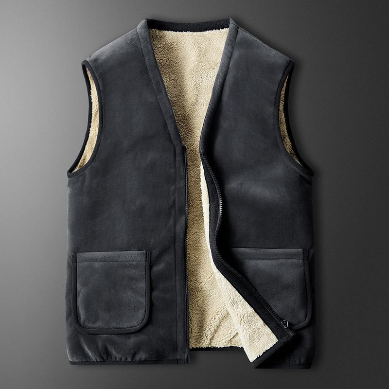 Men Vests Winter Thick Warm Fleece Waistcoat Outerwear Thermal Soft Vests Male Windbreaker Casual Sleeveless Jackets Clothing, Black
Men Vests Winter Thick Warm Fleece Waistcoat Outerwear Thermal Soft Vests Male Windbreaker Casual Sleeveless Jackets Clothing, Black