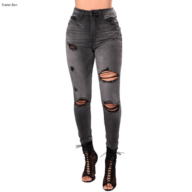 Slim New Black Cool Jeans Women High Waist 2020 Hole Ripped Denim Pancil Pants Casual Stretch Skinny Jeans Plus Size
Slim New Black Cool Jeans Women High Waist 2020 Hole Ripped Denim Pancil Pants Casual Stretch Skinny Jeans Plus Size