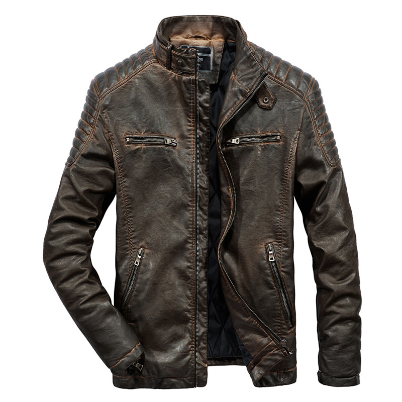 2020 Men of High Quality From the False Motorcycle Fashions Casual Male Jacket Biker Put on Men' Leather 451c, Black
2020 Men of High Quality From the False Motorcycle Fashions Casual Male Jacket Biker Put on Men' Leather 451c, Black