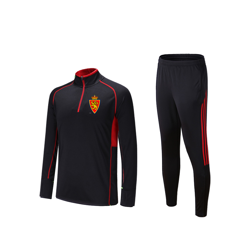 20-21 Real Zaragoza Adult Football Training tracksuit Women Casual Set Kids Winter Uniform tracksuit men warm Sportswear, Black and white
20-21 Real Zaragoza Adult Football Training tracksuit Women Casual Set Kids Winter Uniform tracksuit men warm Sportswear, Black and white