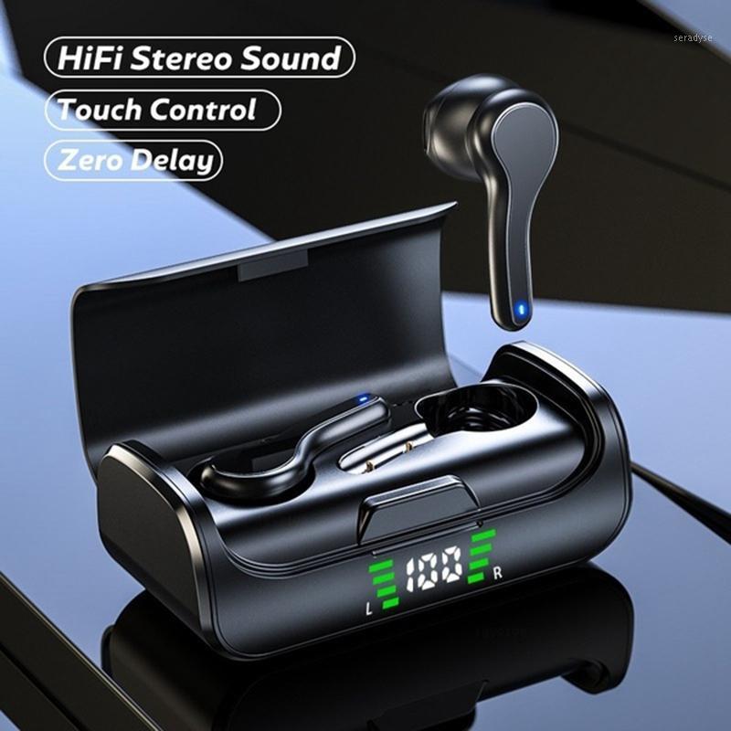 ABDZ -K28 Wireless Earbuds, TWS Bluetooth 5.0 Earphones ,Sport Stereo Headphones with LED Display Charging Case1, Red
ABDZ -K28 Wireless Earbuds, TWS Bluetooth 5.0 Earphones ,Sport Stereo Headphones with LED Display Charging Case1, Red