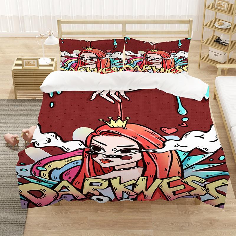 Cartoon Girl Pattern Printed Down Quilt Cover 3D-printed Bedding Cover Pillowcase Bedding Set Girl's Bedroom Decoration, Lz2
Cartoon Girl Pattern Printed Down Quilt Cover 3D-printed Bedding Cover Pillowcase Bedding Set Girl's Bedroom Decoration, Lz2