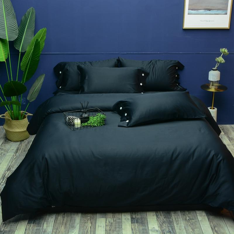 Yellow,Black Bedding Sets Button Design Duvet Cover Flat Sheet Pillowcase 600TC Egyptian Cotton Linen 4pcs
Yellow,Black Bedding Sets Button Design Duvet Cover Flat Sheet Pillowcase 600TC Egyptian Cotton Linen 4pcs