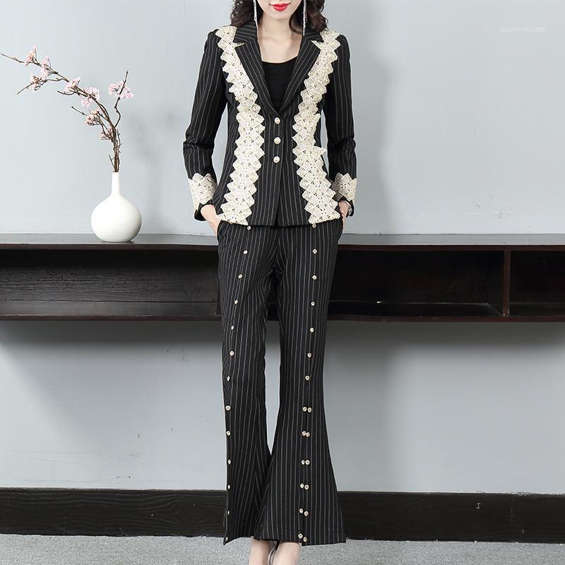 Women' suit new women' suit two-piece diamond lace + drill studded pants fashion slim temperament formal suits1, Same as the picture
Women' suit new women' suit two-piece diamond lace + drill studded pants fashion slim temperament formal suits1, Same as the picture
