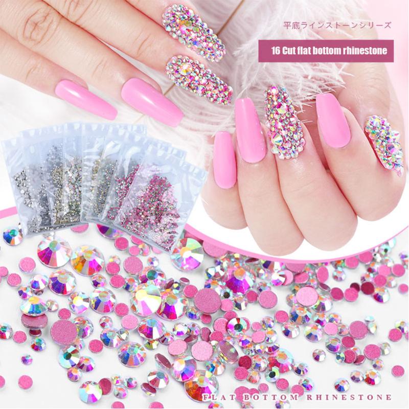 Mix Sizes 1440pcs Rhinestone Crystal Non Hotfix Flatback Rhinestones Nails AB Clear 3D Nail Art Decorations Gems
Mix Sizes 1440pcs Rhinestone Crystal Non Hotfix Flatback Rhinestones Nails AB Clear 3D Nail Art Decorations Gems