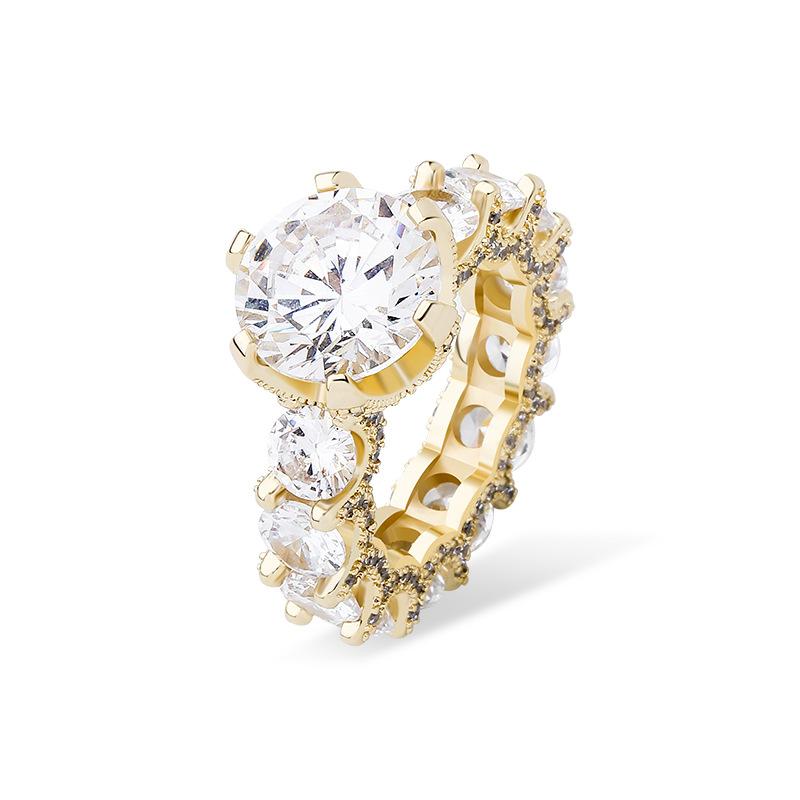 Cubic Zirconia Hiphop Jewelry Luxury Wedding Party Diamond Rings For Women Brand Design Fashion Hip Hop Ring 18K Gold Plated, Silver
Cubic Zirconia Hiphop Jewelry Luxury Wedding Party Diamond Rings For Women Brand Design Fashion Hip Hop Ring 18K Gold Plated, Silver