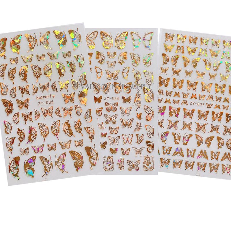 3D Butterfly Nail Art Stickers Holographic Adhesive Nail Transfer Decals Decorations Laser Butterflies Manicure, B111-2x
3D Butterfly Nail Art Stickers Holographic Adhesive Nail Transfer Decals Decorations Laser Butterflies Manicure, B111-2x