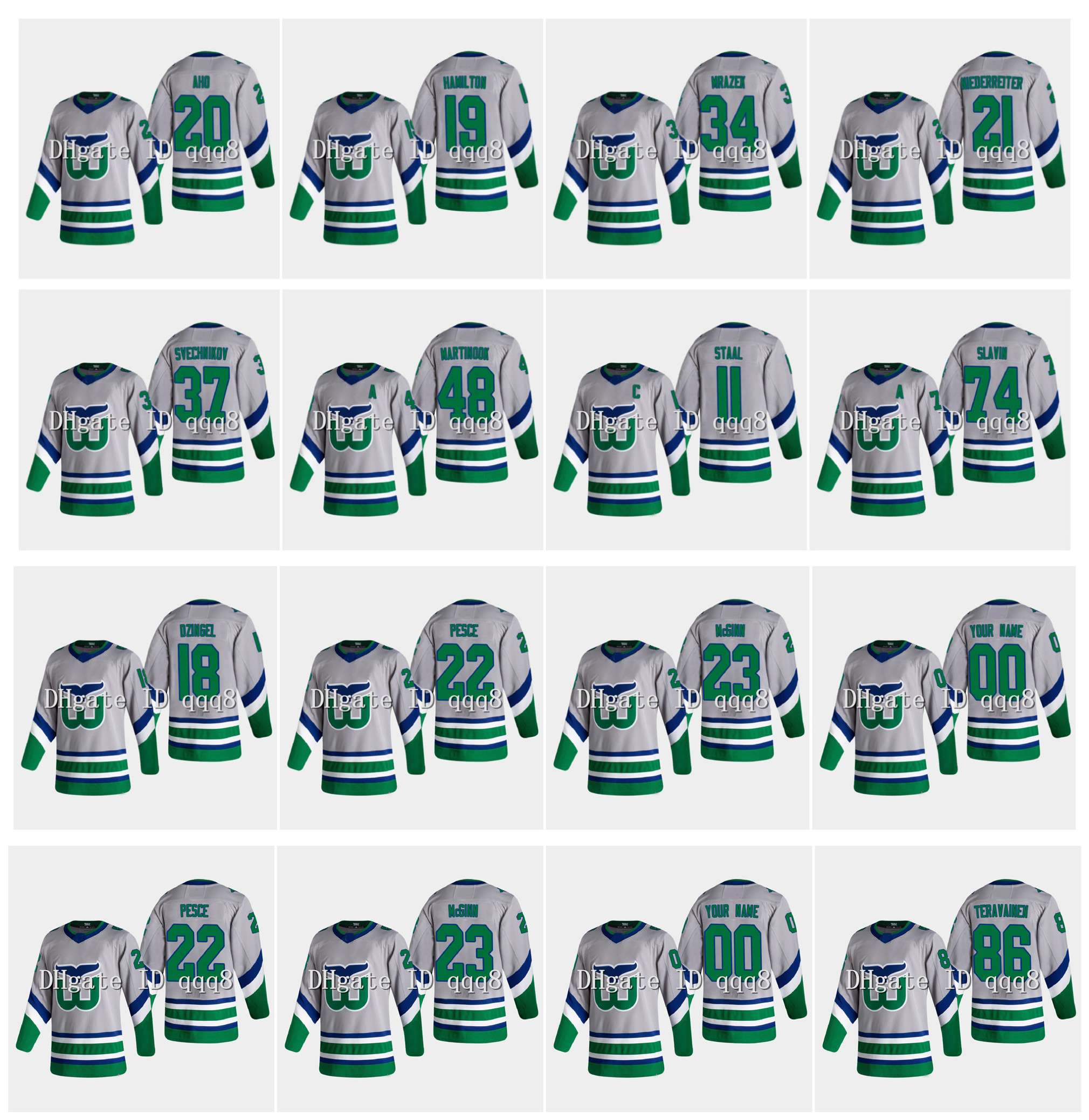 2021 Carolina Hurricanes Jerseys 20 Sebastian Aho RON FRANCIS Staal 86 Teuvo Teravainen 19 Dougie Hamilton 37 Andrei Svechnikov Retro Hockey, Grey
2021 Carolina Hurricanes Jerseys 20 Sebastian Aho RON FRANCIS Staal 86 Teuvo Teravainen 19 Dougie Hamilton 37 Andrei Svechnikov Retro Hockey, Grey