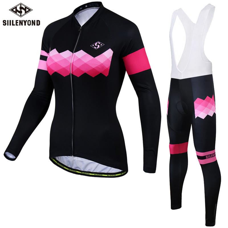 Cross-border SIILENYOND brand spring and autumn strap long sleeve cycling suit women's cycling equipment suit pants, Multi
Cross-border SIILENYOND brand spring and autumn strap long sleeve cycling suit women's cycling equipment suit pants, Multi