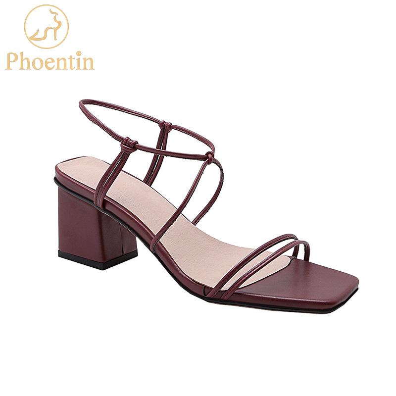 Phoentin narrow band women sandals 2021 slip on pu leather woman shoes luxury plus size high heels wine red chunky sandals FT685, Black
Phoentin narrow band women sandals 2021 slip on pu leather woman shoes luxury plus size high heels wine red chunky sandals FT685, Black
