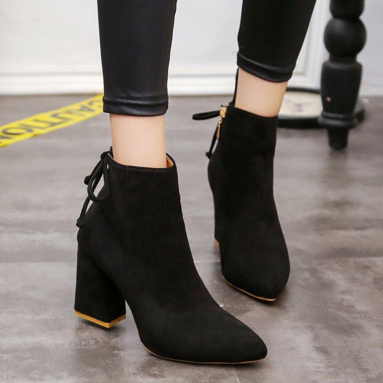 Women Classics Ankle Boots Kid Suede Soft Shoes Anti-Skid Women Boots High Heels Zipper Causal Ladies Footwear, Blue
Women Classics Ankle Boots Kid Suede Soft Shoes Anti-Skid Women Boots High Heels Zipper Causal Ladies Footwear, Blue