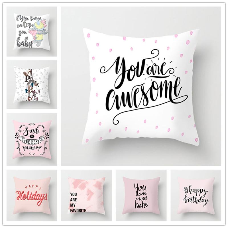45*45cm Pillow Cover Polyester Peach Skin You Are Awesome Cushion Office Nap Throw Pillow Case Cushion Cover, Blue
45*45cm Pillow Cover Polyester Peach Skin You Are Awesome Cushion Office Nap Throw Pillow Case Cushion Cover, Blue