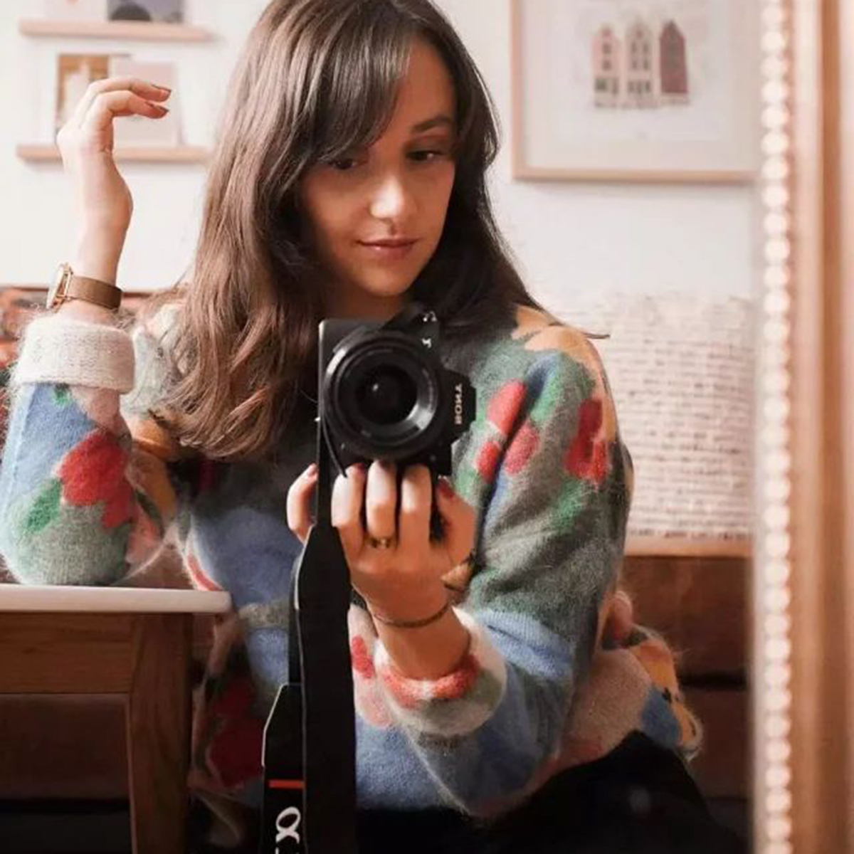 Delphe printed jumper streetwear fancy winter long casual neck vintage pullovers women' sweater, Multi
Delphe printed jumper streetwear fancy winter long casual neck vintage pullovers women' sweater, Multi