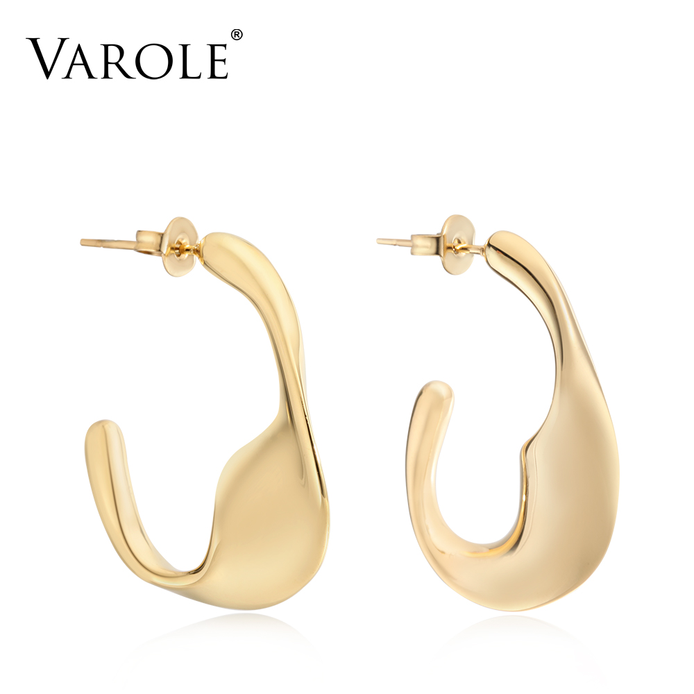 VAROLE Korea Design Drop Earrings Metal Gold Geometric Irregular Dangle Earrings for Women
VAROLE Korea Design Drop Earrings Metal Gold Geometric Irregular Dangle Earrings for Women