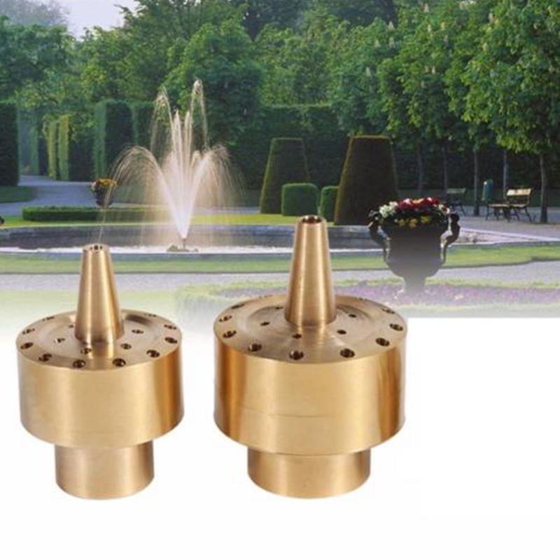 2 Style Copper Flower Column Fountain Nozzles Double-layer Sprinkler Square Pond Garden Watering Fountain Nozzle Landscape, Dn15
2 Style Copper Flower Column Fountain Nozzles Double-layer Sprinkler Square Pond Garden Watering Fountain Nozzle Landscape, Dn15