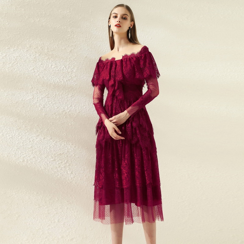 1013 XL 2020 Free Shipping Autumn A Line Same Style Dress Womens Clothes Long Sleeve Red Lace SH
1013 XL 2020 Free Shipping Autumn A Line Same Style Dress Womens Clothes Long Sleeve Red Lace SH