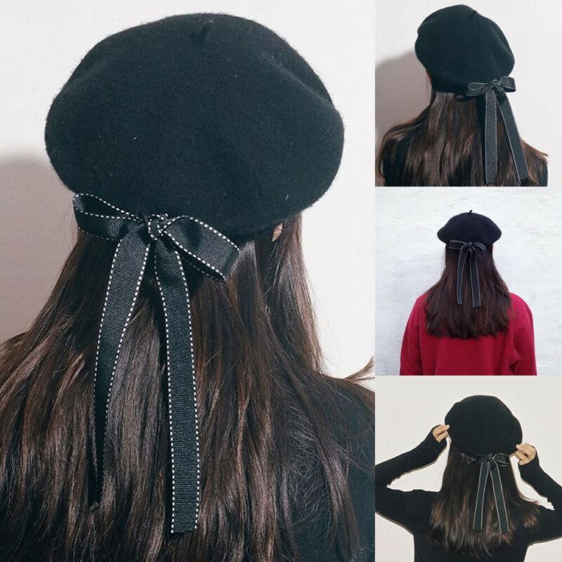 2020 Newest Fashion Harajuku Wool Bowknot Beret Hat Women Soft Bow Elegant Berets Winter Warm Hat1, Black
2020 Newest Fashion Harajuku Wool Bowknot Beret Hat Women Soft Bow Elegant Berets Winter Warm Hat1, Black