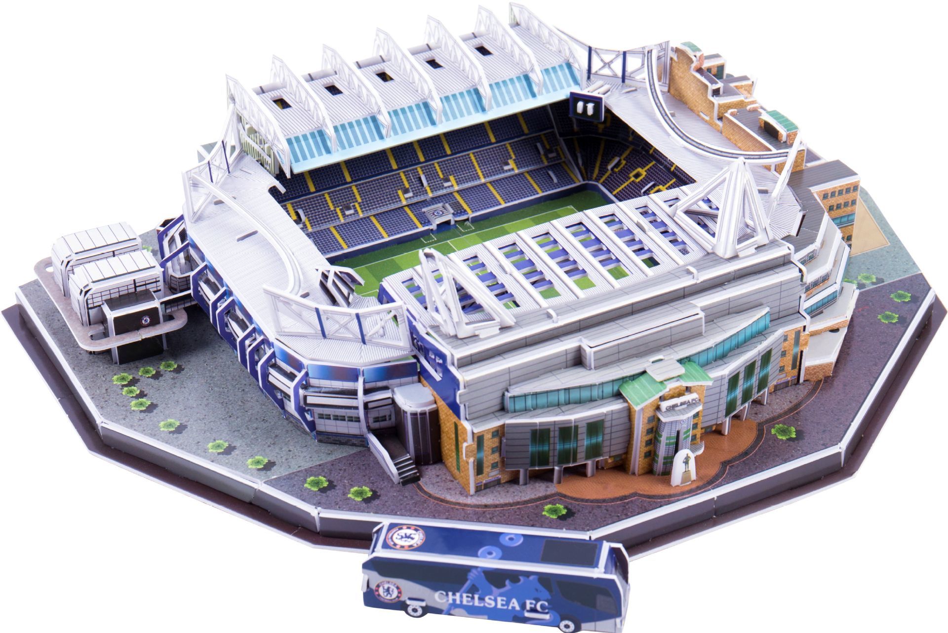 Classic Jigsaw DIY 3D Puzzle World Football Stadium European Soccer Playground Assembled Building Model Puzzle Toys for Children 201218