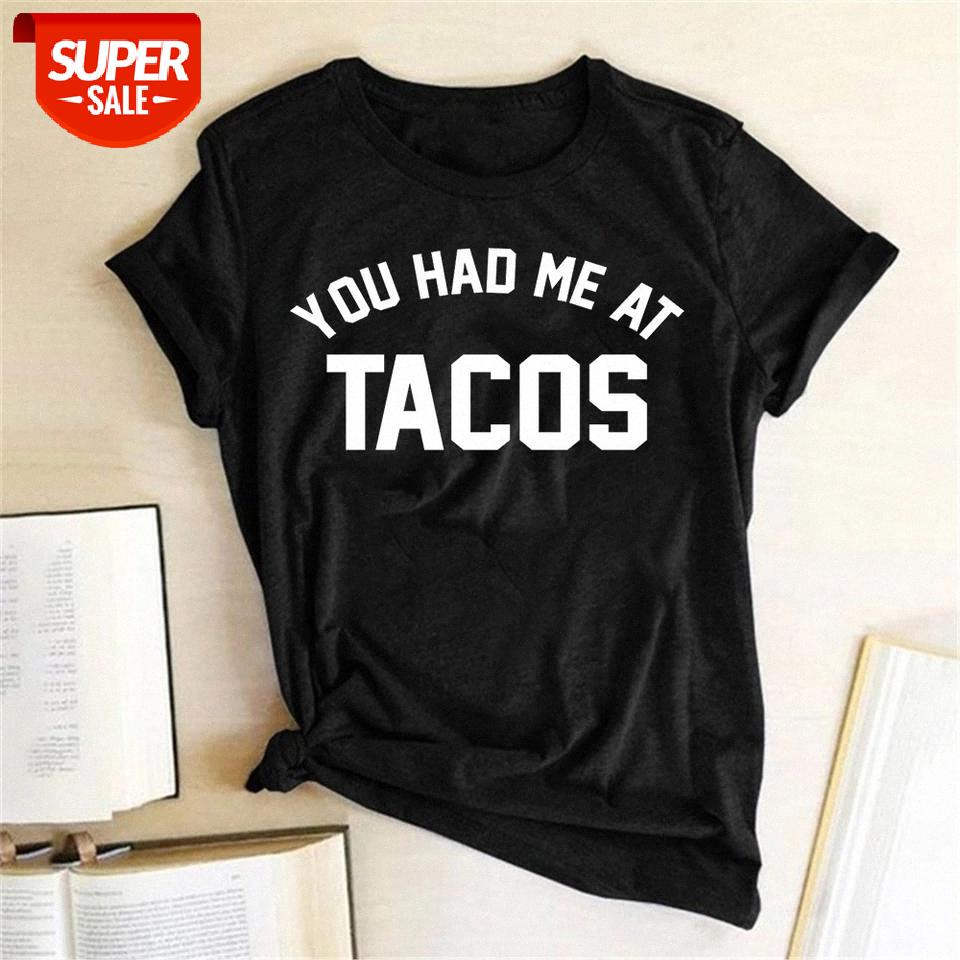 You Had Me At Tacos Letter Printed T Shirt Women Funny Short Sleeve Crewneck Harajuku Graphic Loose T Shirts Summer Tops Tees #Y59P, White
You Had Me At Tacos Letter Printed T Shirt Women Funny Short Sleeve Crewneck Harajuku Graphic Loose T Shirts Summer Tops Tees #Y59P, White