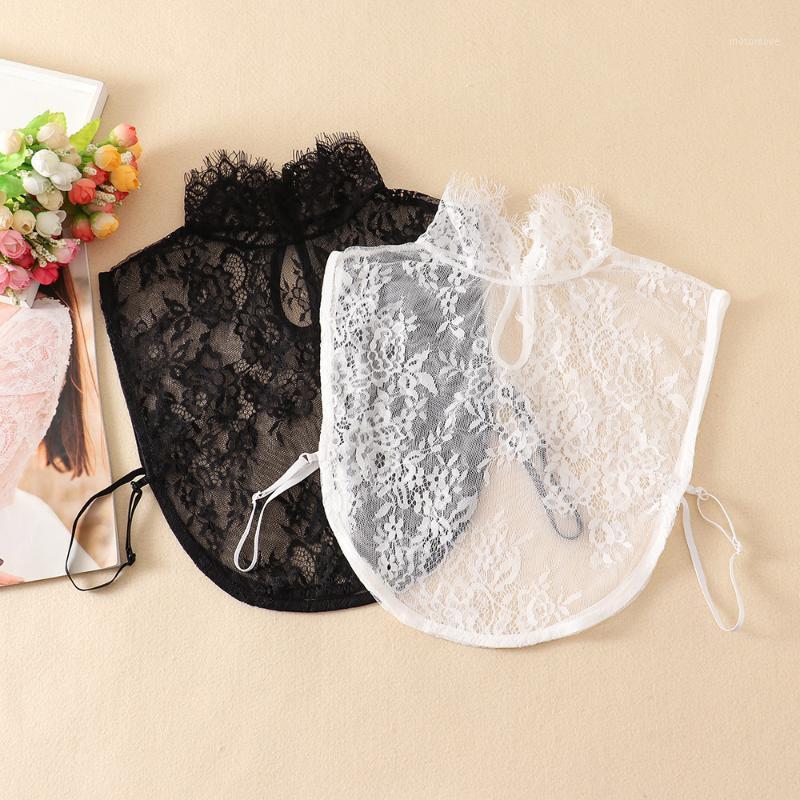 Vintage Lace Shirt Fake Collar Ruffles Stand False Collar Women Removable Half Shirt Sweater Black White Detachable1
Vintage Lace Shirt Fake Collar Ruffles Stand False Collar Women Removable Half Shirt Sweater Black White Detachable1