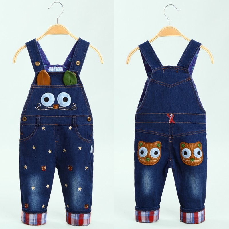IYEAL Baby & Little Boys/Girls Stone Washed Soft Denim Overalls Toddler Jeans Jumpsuit Autumn Kids Clothes Baby Pants Rompers Y1221