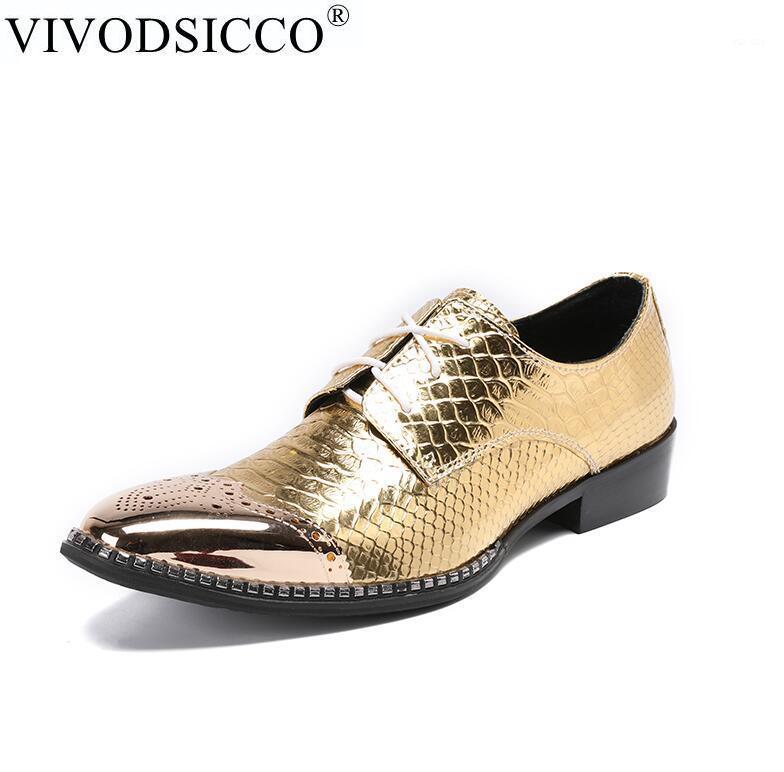 VIVODSICCO Business Men Dress Shoes Fashion Style Man Snake Leather Shoes Social Sapato Male Oxfords Flat Work Paty Wedding Shoe1, Gold
VIVODSICCO Business Men Dress Shoes Fashion Style Man Snake Leather Shoes Social Sapato Male Oxfords Flat Work Paty Wedding Shoe1, Gold