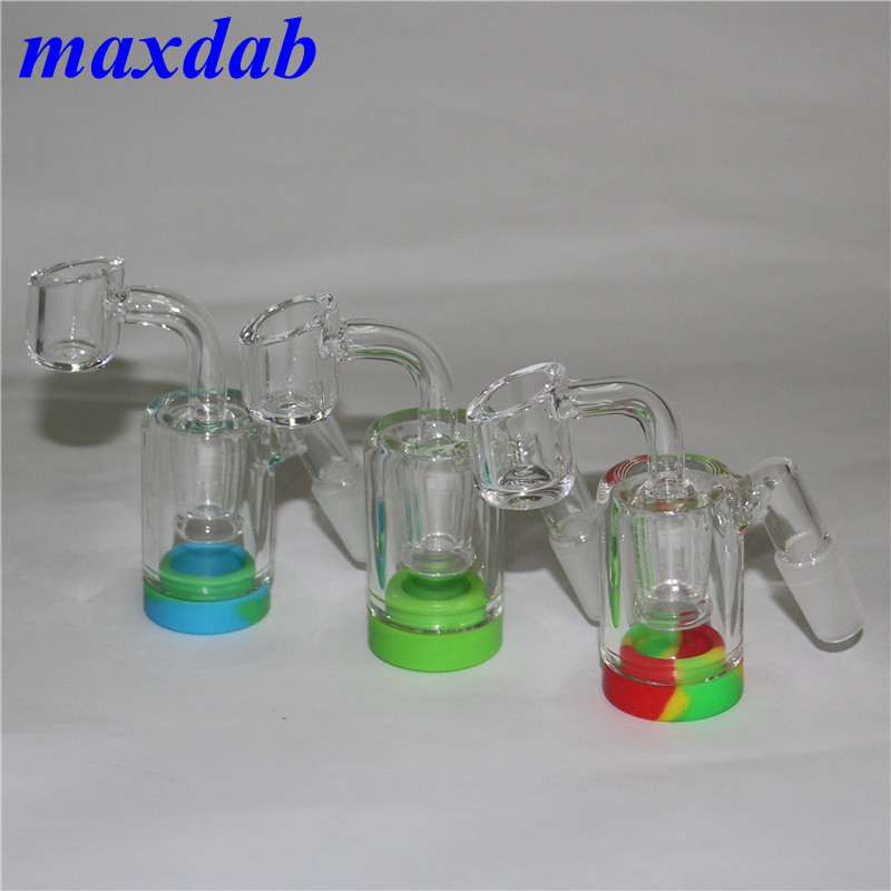 high quality glass Bubbler glass ash catcher with 5ML silicone containers 14 mm joints quartz banger nail ashcatcher bong water pipe
high quality glass Bubbler glass ash catcher with 5ML silicone containers 14 mm joints quartz banger nail ashcatcher bong water pipe