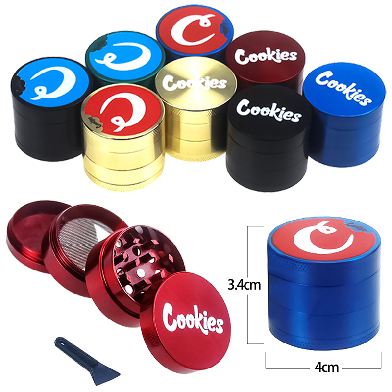 Cookies Grinder Herb Zinc Alloy Sharpstone Dry Herb 40mm Kirsite Grinders Tobacco Crusher 4 Layers Dab Tools Vaporizer Teet Smoking Custom
Cookies Grinder Herb Zinc Alloy Sharpstone Dry Herb 40mm Kirsite Grinders Tobacco Crusher 4 Layers Dab Tools Vaporizer Teet Smoking Custom