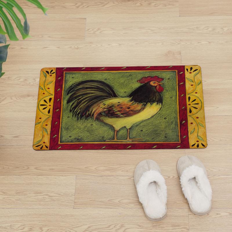 Rooster Print Non-slip Kitchen Mat PVC Floor Mat Modern Home Decoration Entrance Doormat Front Door Protect Floor Leather Carpet
Rooster Print Non-slip Kitchen Mat PVC Floor Mat Modern Home Decoration Entrance Doormat Front Door Protect Floor Leather Carpet