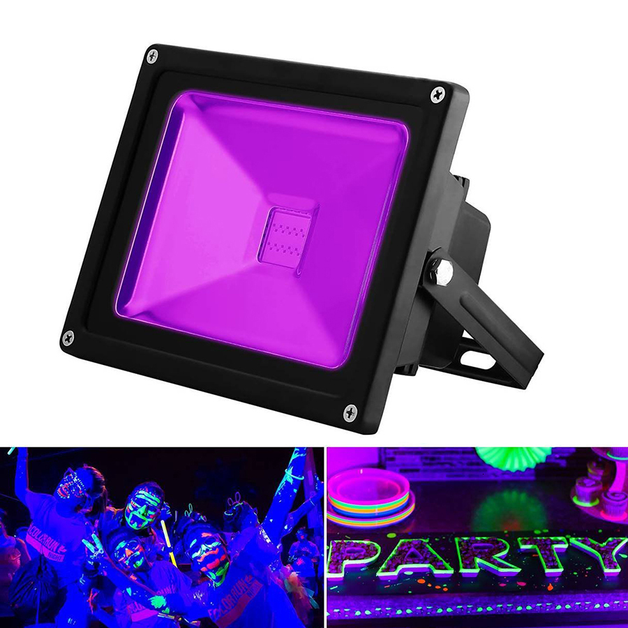 

2021 New 10 w 20 30 Ao Ar Livre Uv Preta Ac85-265v Ip65 Prova Dwaterproof Gua Ultra Violeta Led De Inundao Luz Do Estgio Para Dj Zz4a