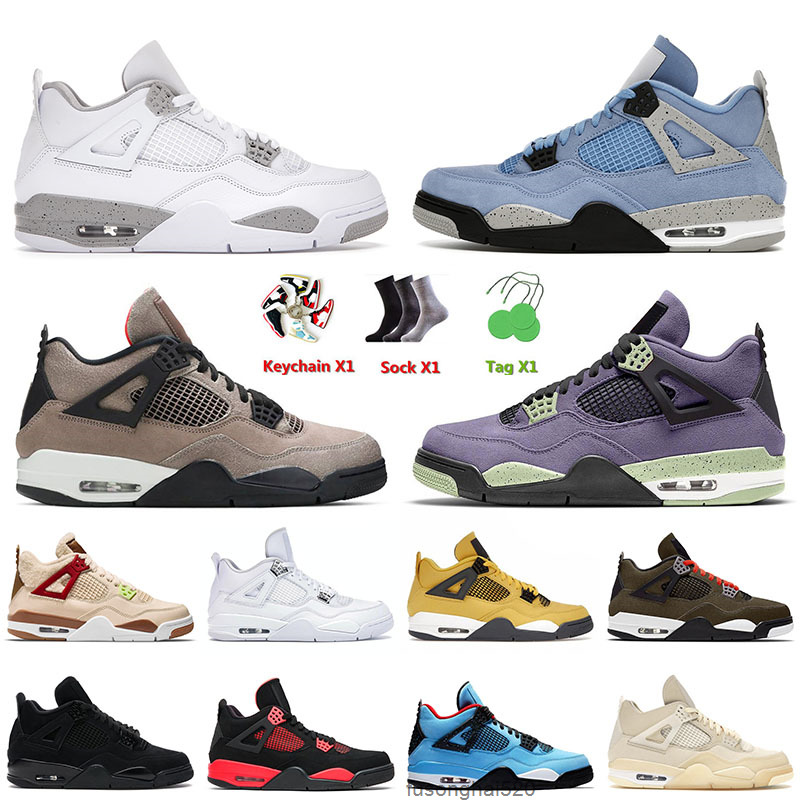 Basketball Shoes 4 4s IV Mens Jumpman University Blue Taupe Haze White Oreo Sail Lightning Cactus Jack Red Metallic Sail Outdoor Sneakers, D18 cool grey 40-47
Basketball Shoes 4 4s IV Mens Jumpman University Blue Taupe Haze White Oreo Sail Lightning Cactus Jack Red Metallic Sail Outdoor Sneakers, D18 cool grey 40-47
