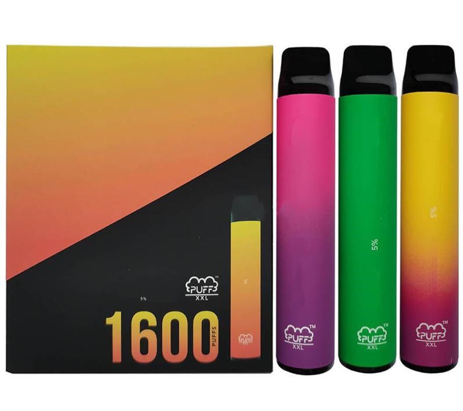 Puff XXL Disposable Vape Pen 1600 Puff Pre Filled Pods Vape Cartridge Puff Bars e cigarette DHL shipping
Puff XXL Disposable Vape Pen 1600 Puff Pre Filled Pods Vape Cartridge Puff Bars e cigarette DHL shipping