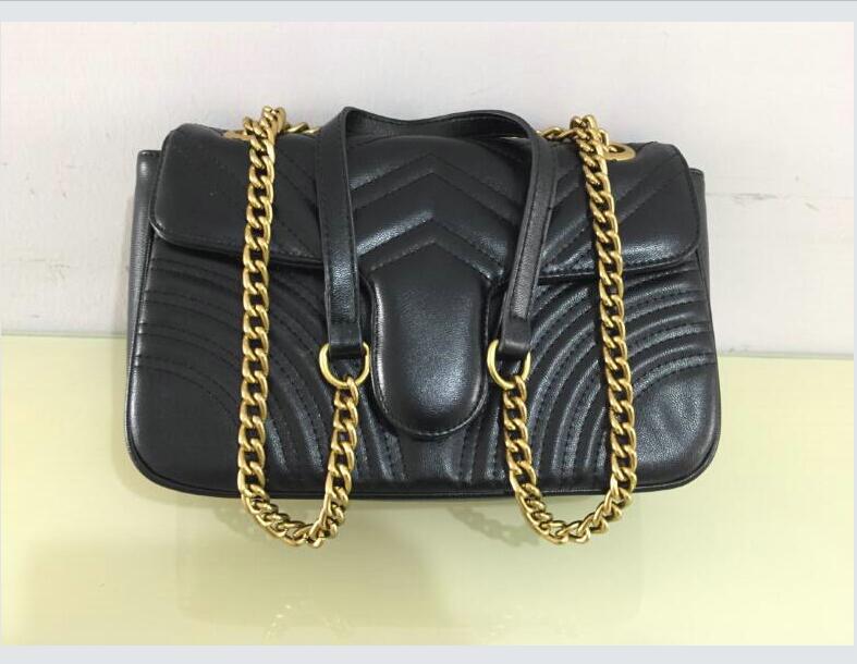 Popular Women Marmont bag gold silver chain Crossbody Handbags high quality Handbags women Shoulder Bags 43795, Black gold chain
Popular Women Marmont bag gold silver chain Crossbody Handbags high quality Handbags women Shoulder Bags 43795, Black gold chain