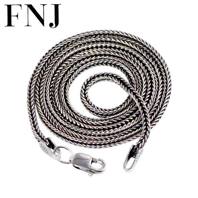 925 Sterling Silver men jewelry 100% Pure Silver necklace women necklace foxtail chain Thai -brush N14
925 Sterling Silver men jewelry 100% Pure Silver necklace women necklace foxtail chain Thai -brush N14