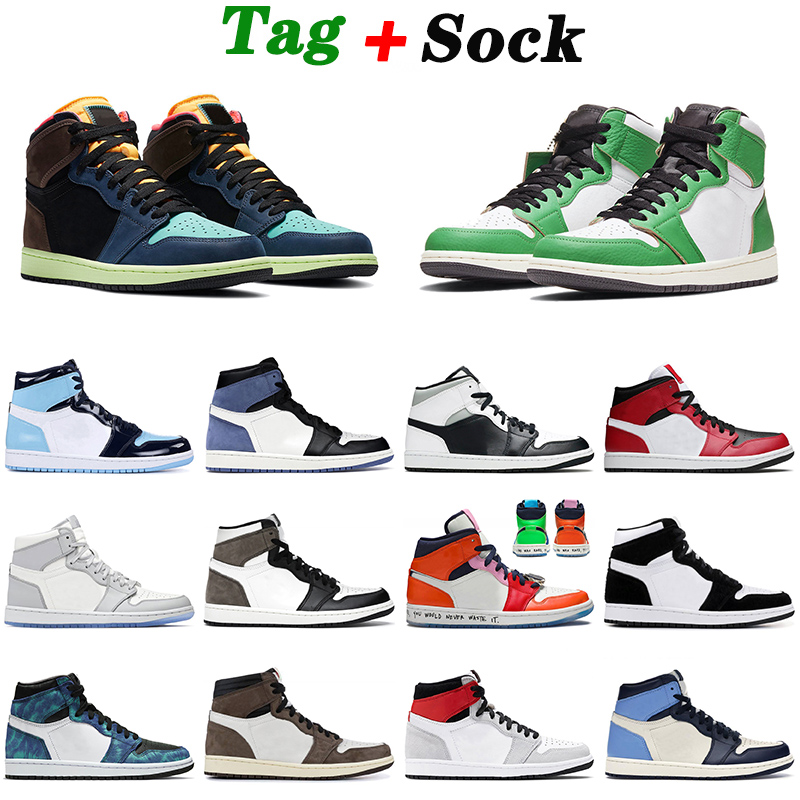 High OG Bio Hack New Jumpman 1 1s Basketball Shoes Mens Womens Lucky Green Mid Chicago Toe Obsidian UNC Patent Sport Trainers Sneakers, D27 mid digital pink 36-45
High OG Bio Hack New Jumpman 1 1s Basketball Shoes Mens Womens Lucky Green Mid Chicago Toe Obsidian UNC Patent Sport Trainers Sneakers, D27 mid digital pink 36-45