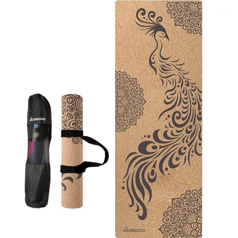 5mm Natural rubber cork yoga mat environmental position line yoga fitness mat1, Red
5mm Natural rubber cork yoga mat environmental position line yoga fitness mat1, Red