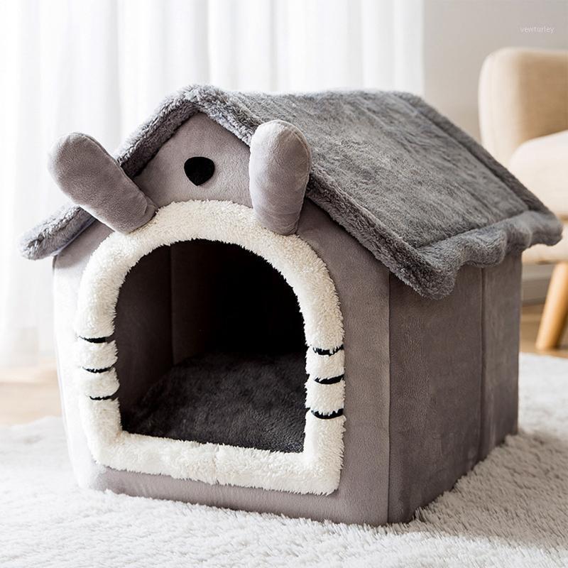 Outdoor Pet House Pet Products Kitty House Washable Cat Shelter Cat Tent Home Mat1