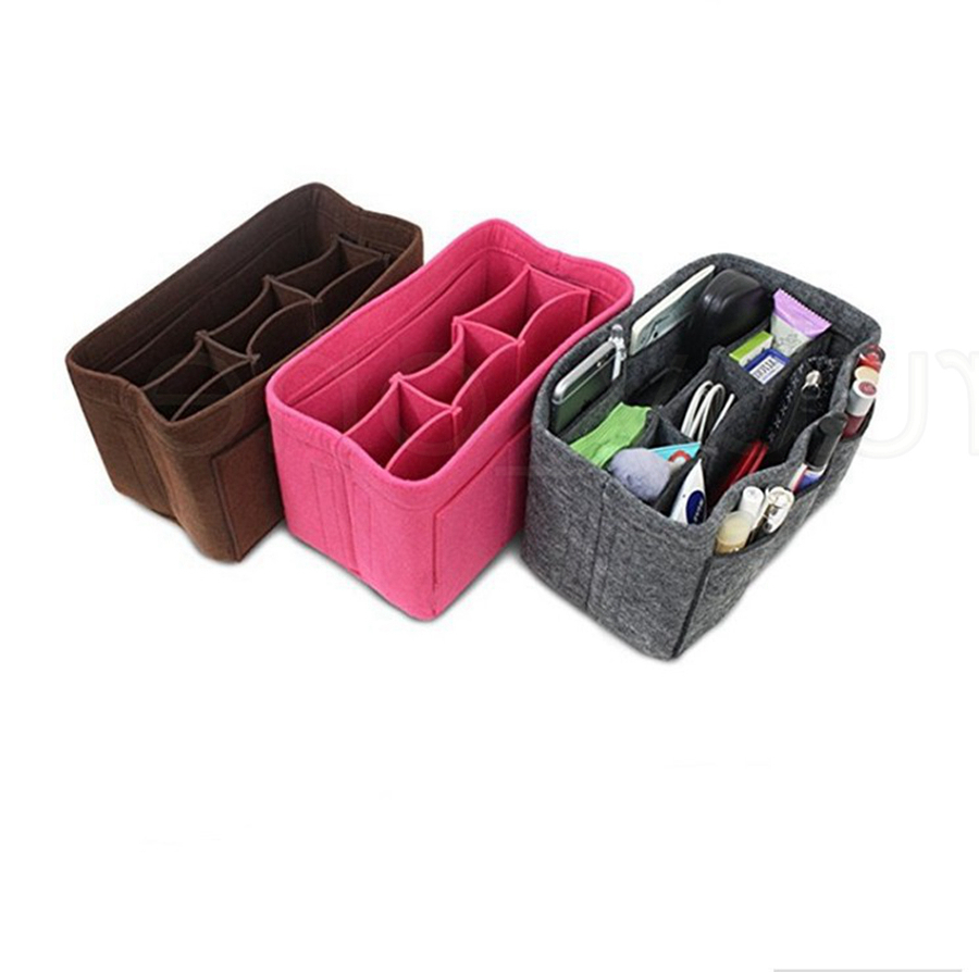 Felt Cloth Insert Bag Organizer Makeup Handbag Storage Organizer Multi-functional Travel Insert Handbag Portable Cosmetic Bags
Felt Cloth Insert Bag Organizer Makeup Handbag Storage Organizer Multi-functional Travel Insert Handbag Portable Cosmetic Bags