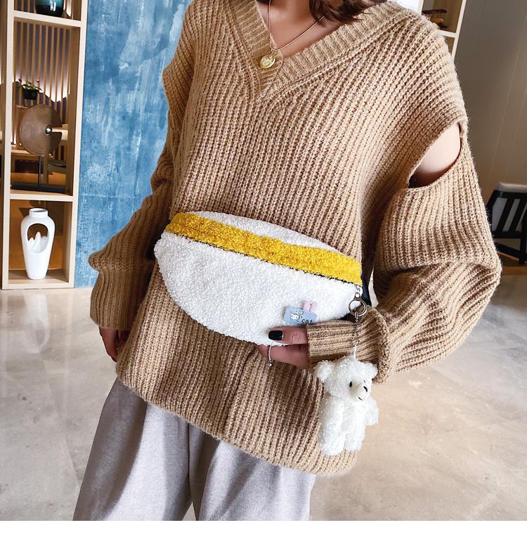 2020 New Women Chest Shoulder Bag Lamb Like Fabric Soft Plush Purse Simple Patchwork Panelled Phone Pouch Cute Crossbody Bags, Sky blue
2020 New Women Chest Shoulder Bag Lamb Like Fabric Soft Plush Purse Simple Patchwork Panelled Phone Pouch Cute Crossbody Bags, Sky blue