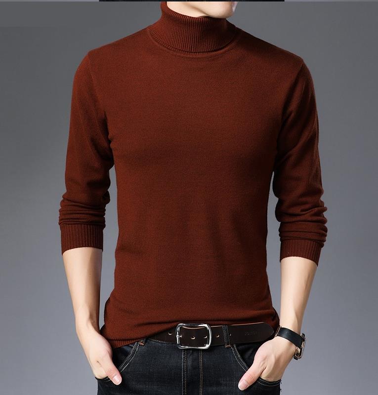 spring autumn new round neck striped sweaters men's long-sleeved personality handsome 168 201118