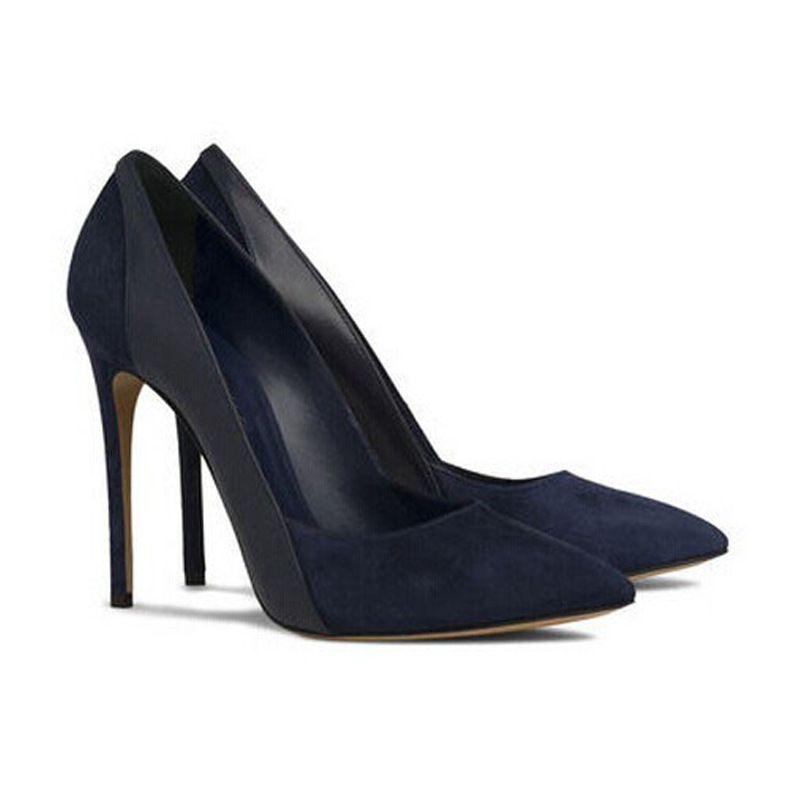 Women Suede Sexy and Leather Stiletto Shreds Office Ladies Pumps Sliding on Female Pointed Toe Formal Only High Heels 5u69, Black
Women Suede Sexy and Leather Stiletto Shreds Office Ladies Pumps Sliding on Female Pointed Toe Formal Only High Heels 5u69, Black