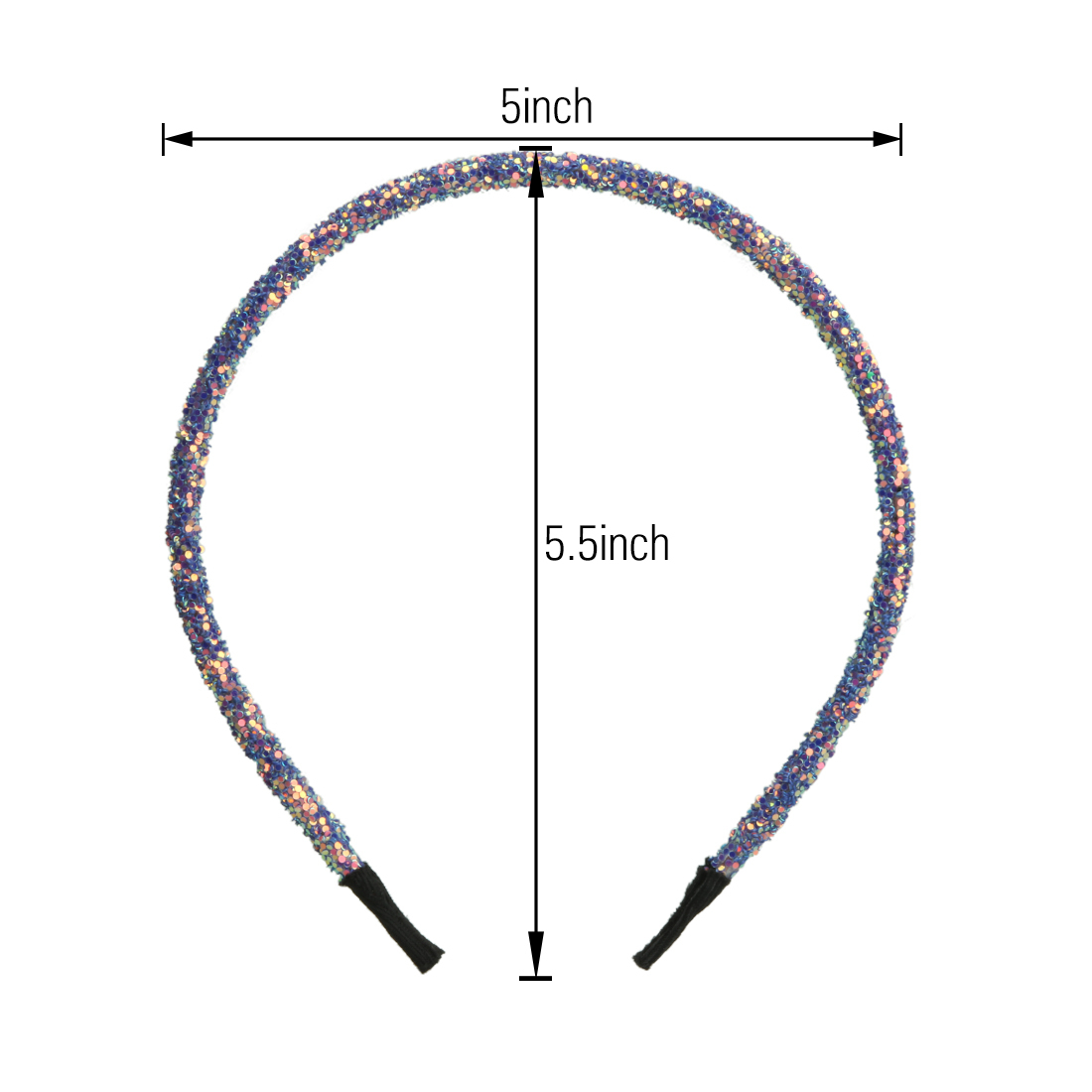 14pcs/lot Girls Glitter Hairbands Children Party Fashion Headbands Sequins Bling Bling Sweet Kids Hair Accessories Head Hoop LJ201226