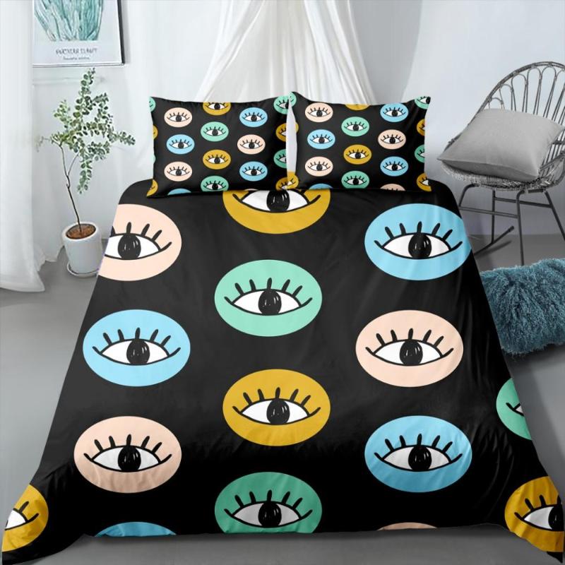 3D Luxury Bedding Set Custom/AU/EU/US Multi Size Evil Eye Printed Duvet Cover Set with 1/2 Pillowcases Quilt Cover Bed, As picture
3D Luxury Bedding Set Custom/AU/EU/US Multi Size Evil Eye Printed Duvet Cover Set with 1/2 Pillowcases Quilt Cover Bed, As picture