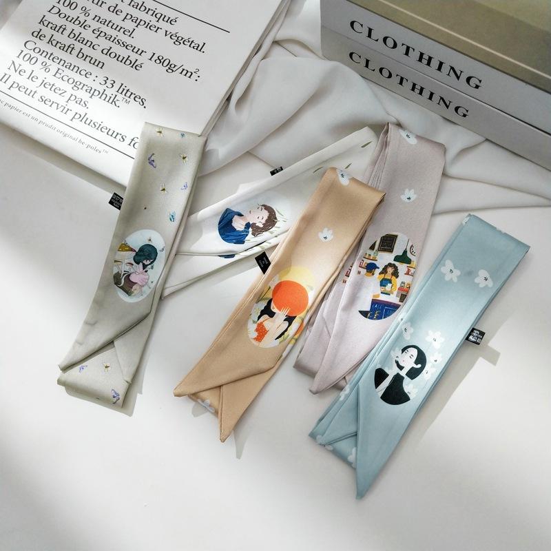 New Creative Long Small Scarf Decoration Small Scarf Variety Bandage Silk Fashion Ribbon women skinny women
New Creative Long Small Scarf Decoration Small Scarf Variety Bandage Silk Fashion Ribbon women skinny women