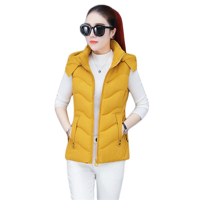Vest Women 2021 Autumn Winter New Short Slim Down Cotton Coat Yellow Plus Size Green Detachable Hooded Jackets Feminina CX1340
Vest Women 2021 Autumn Winter New Short Slim Down Cotton Coat Yellow Plus Size Green Detachable Hooded Jackets Feminina CX1340