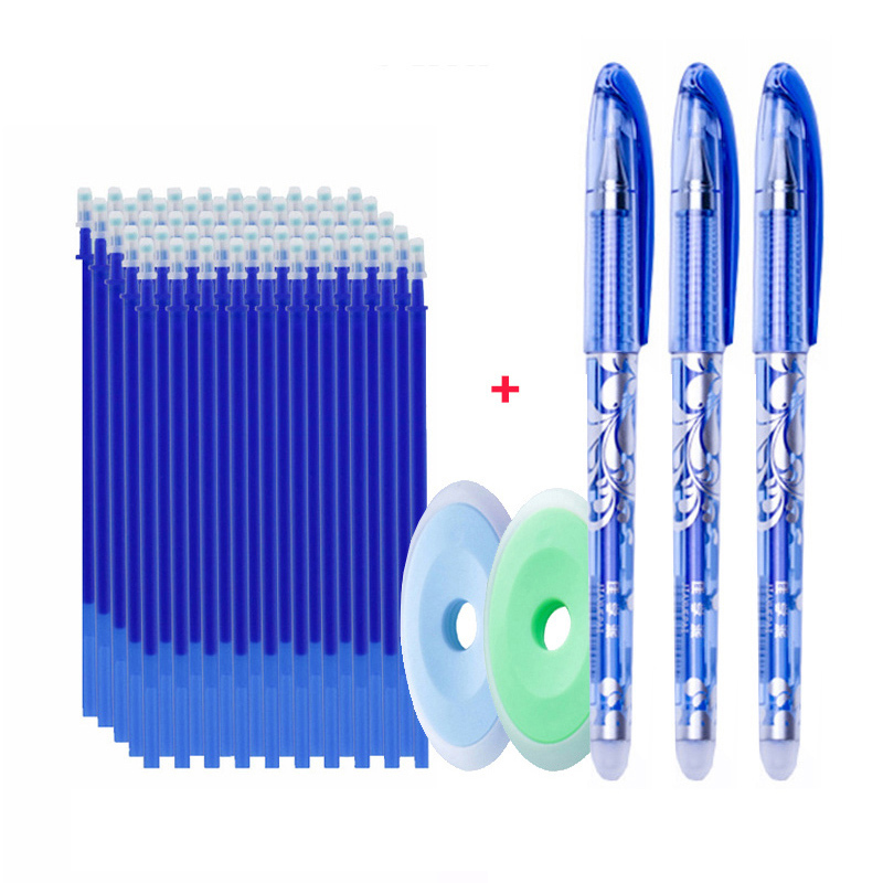 55pcs/lot Washable Handle Erasable Pen Set 0.5mm Magic Earasable Refills Rods Office School Writing Supplies Students Stationery
55pcs/lot Washable Handle Erasable Pen Set 0.5mm Magic Earasable Refills Rods Office School Writing Supplies Students Stationery