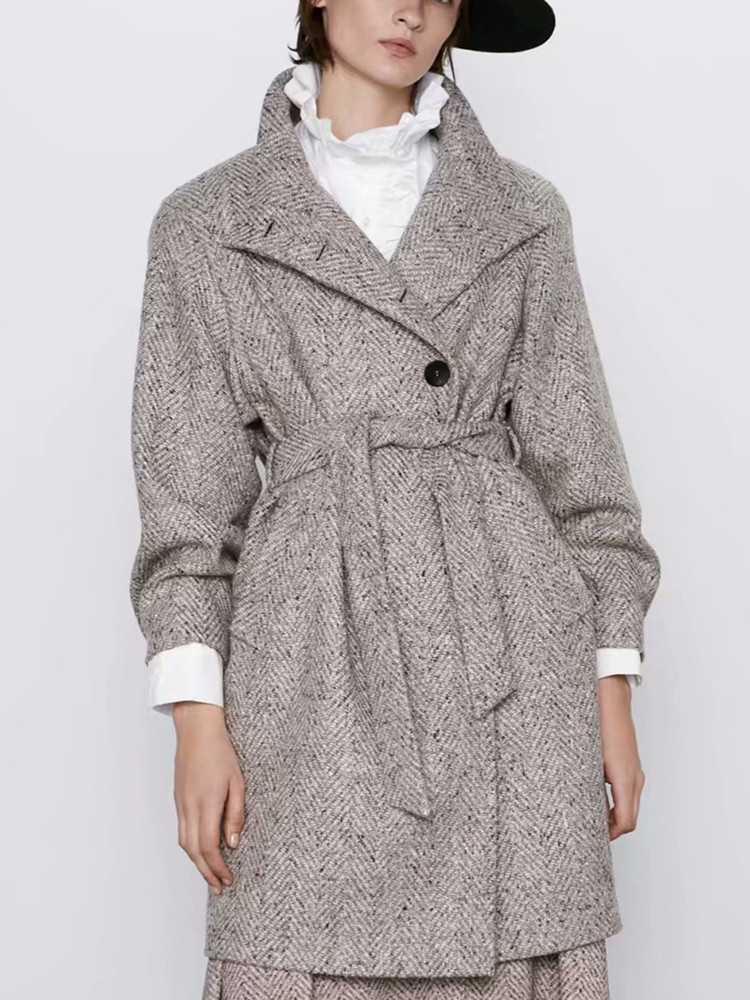 vintage woman long wool mixtures coat 2020 fashion winter ladies adjustable female jacket turtleneck high jackets, Kaki
vintage woman long wool mixtures coat 2020 fashion winter ladies adjustable female jacket turtleneck high jackets, Kaki